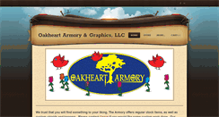 Desktop Screenshot of oakheartarmory.com